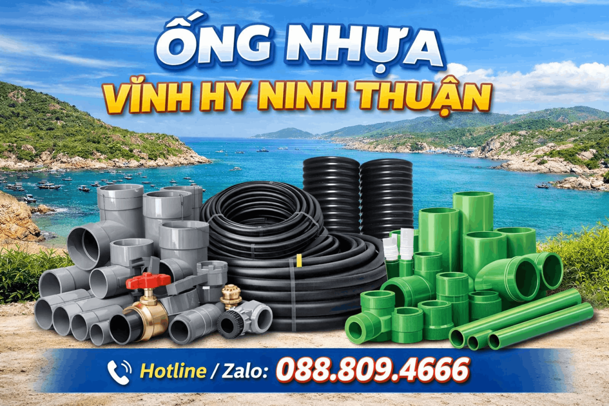 ống nhựa vĩnh hy ninh thuận